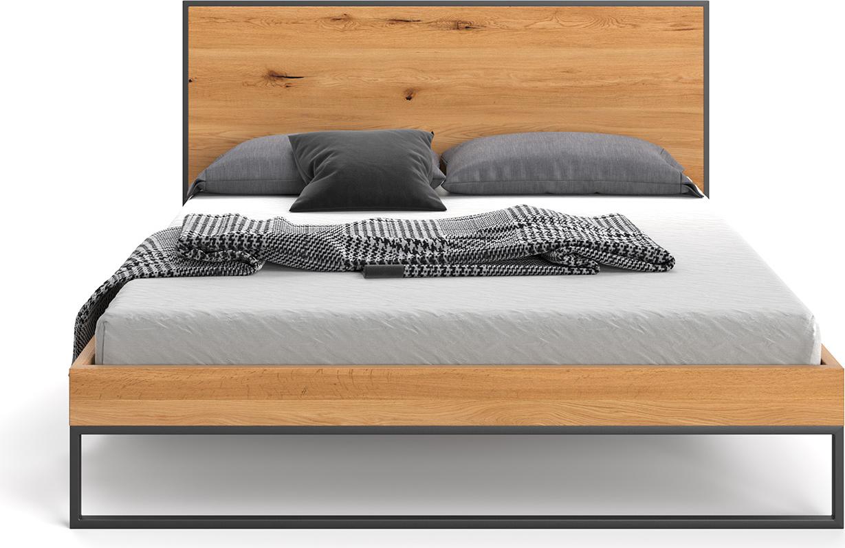Danzz Designer-Frame-Bett 160x200 cm, Massivholz, Designermöbel DZ-LK-FRA-160X200-D
