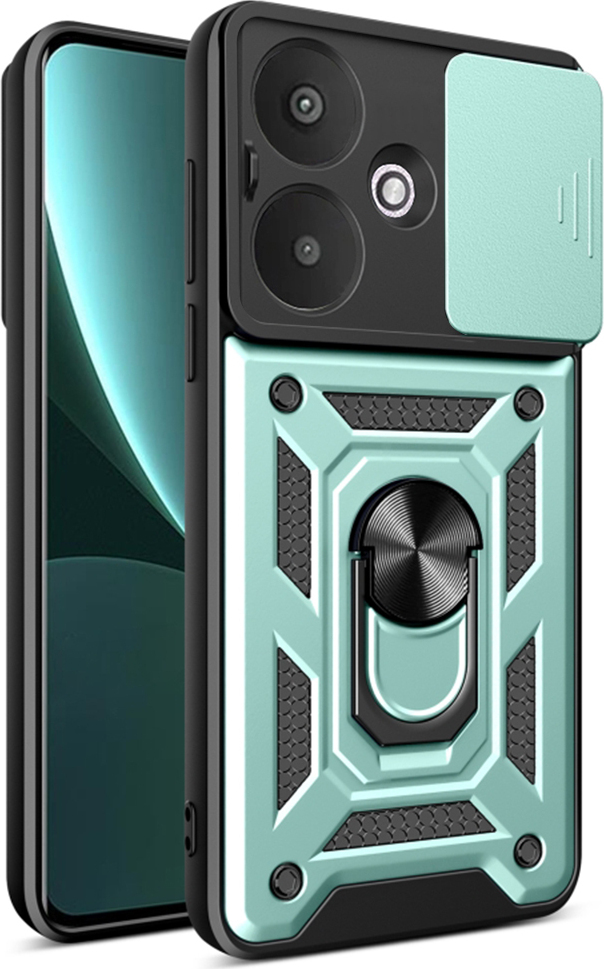 Techsuit Camshield zadný kryt pre Xiaomi Redmi 13C 5G - Green