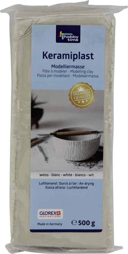 Glorex Keramiplast 500 g, weiß 6 8070 101