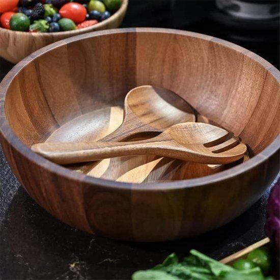 OEM Holzschneckenset, 30 cm, Holzschneckensetsatz aus Acaciaholz, großer Schneckensalat mit Serviervorrichtung, 3-teiliger großer Schneckenset 2026