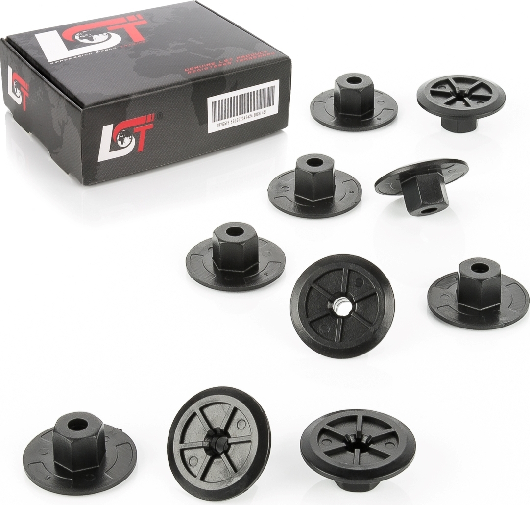 LST 10x Kunststoffmutter Sechskantmutter Unterboden Schutz für BMW 1er 3er X1 Z3 Z4 CL-01754-002 x10