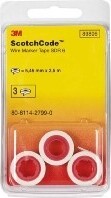 3M™ ScotchCode™ SDR-6 Kabelmarkierer Nachfüllrollen, Ziffer "6", 3er Blisterpack 80611427990