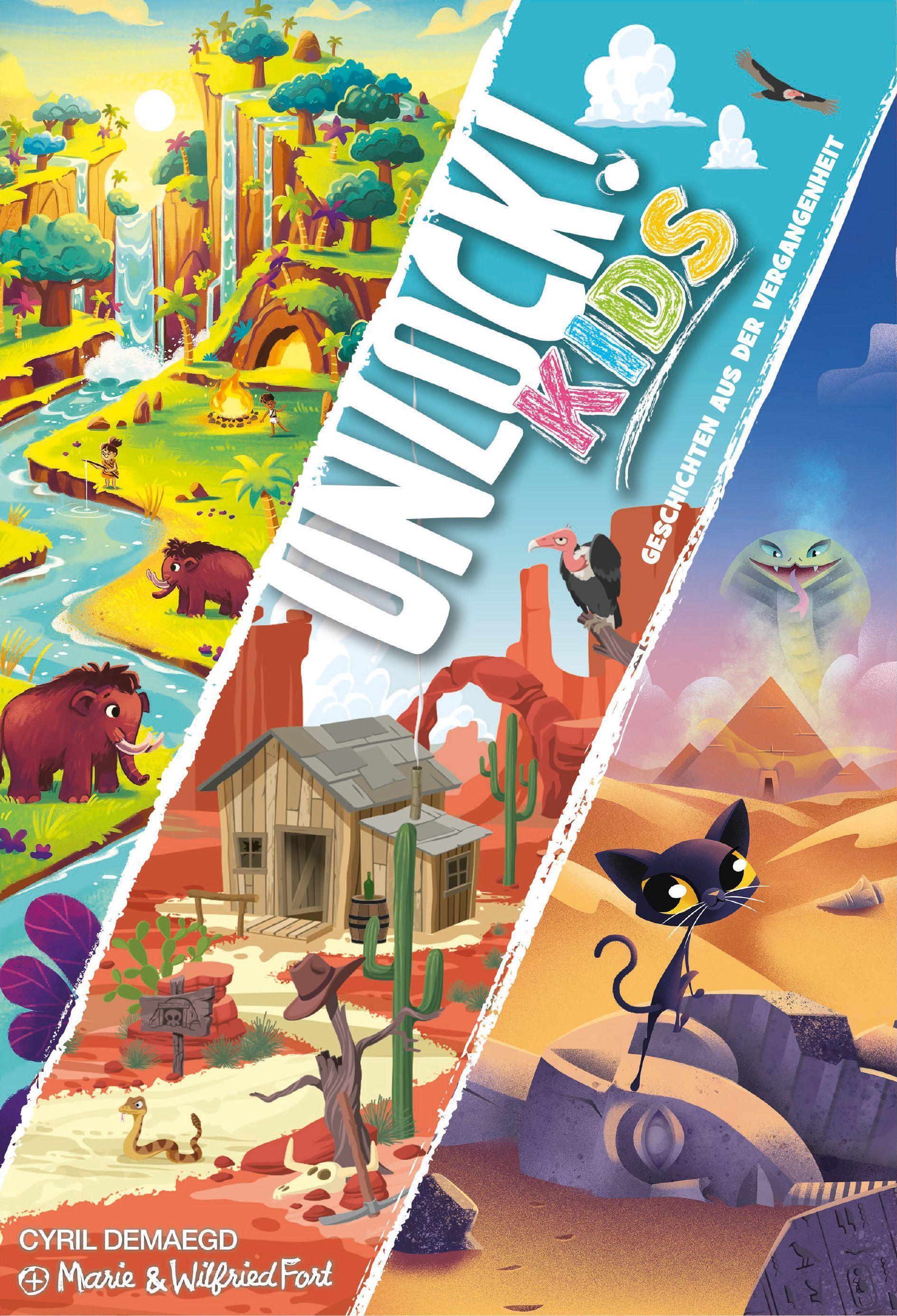 Asmodee Unlock! Kids Geschichten aus der Vergangenheit -DE SCOD0103