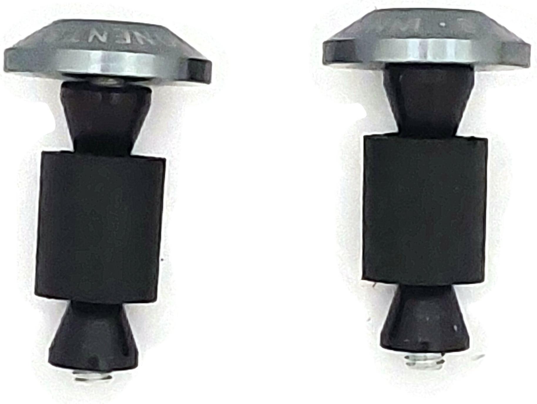 ItalyRacing Lenker-Antivibrationsgewichte Graue für Honda Kawasaki Yamaha Suzuki