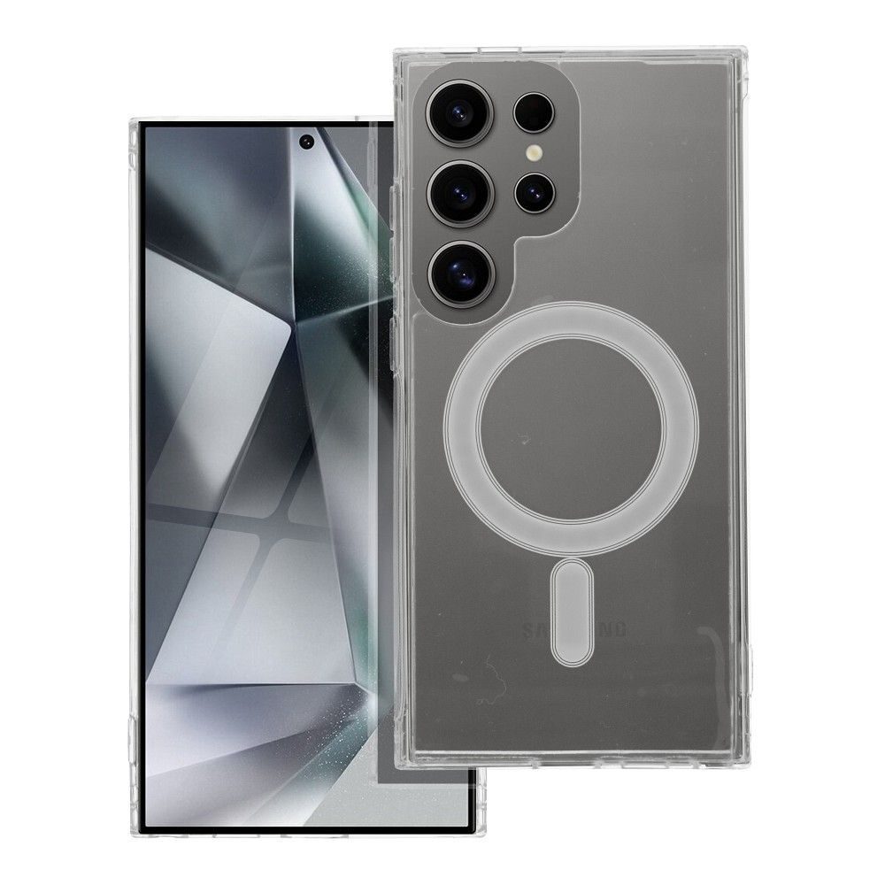 CLEAR MAG COVER kryt mobilného telefónu kompatibilný s MagSafe vhodný pre SAMSUNG S24 Ultra transparent