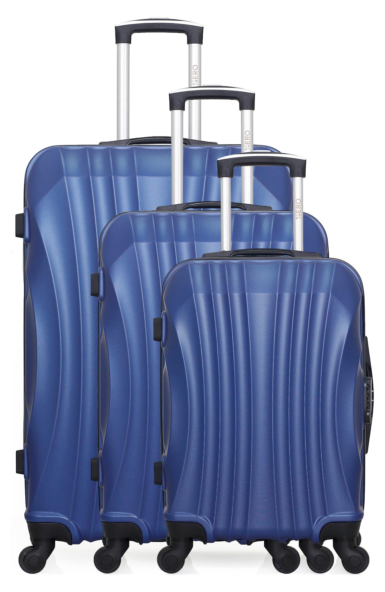 HERO – 3er-Set MOSCOU-Koffer, 75 cm, 4 Rollen