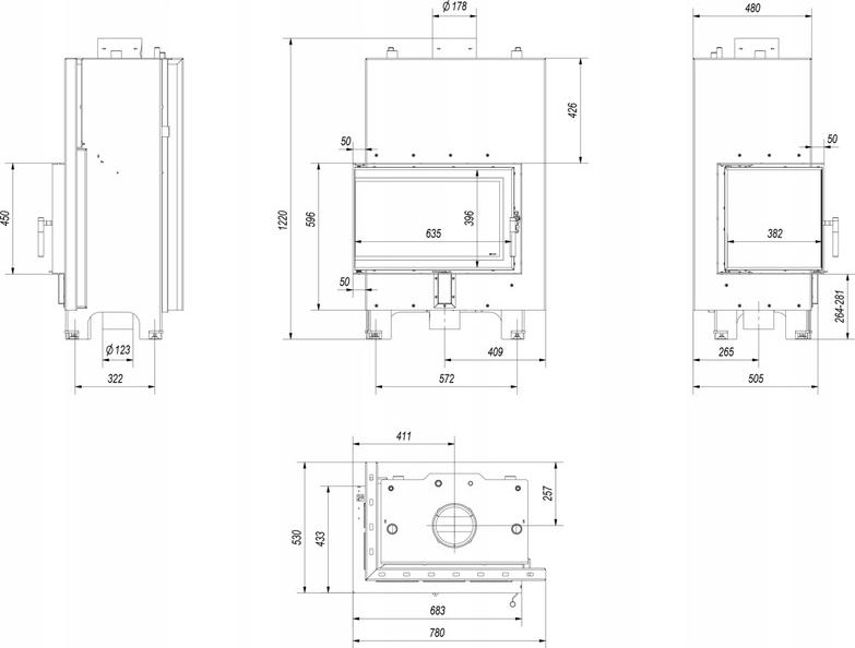 Krb s vodnou bundou KRATKI MBM PW 10 vľavo BS so zatváraním dverí