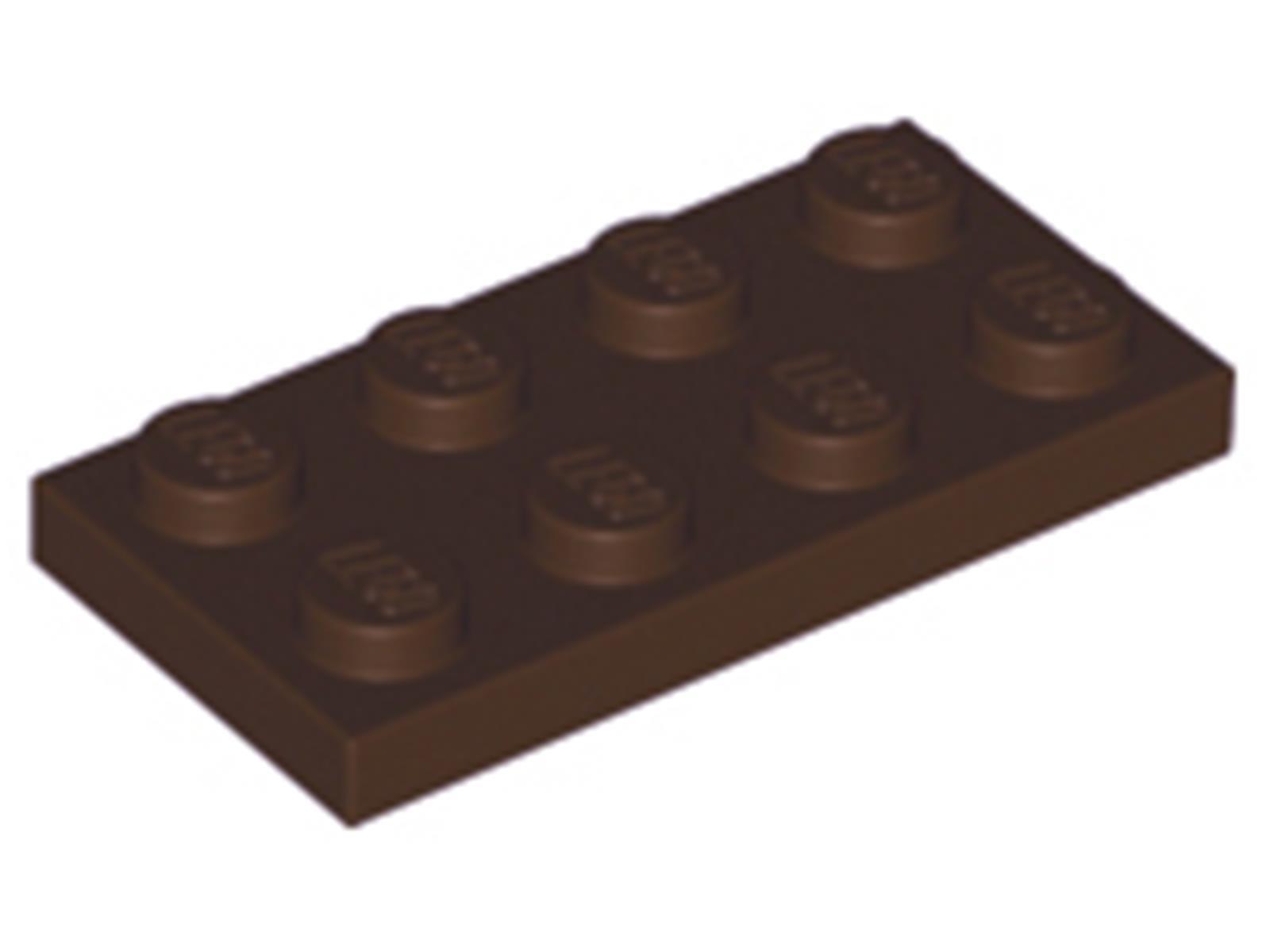 Lego® 250 kusov 3020 Dosky Dosky 2x4 časť Basic 250 Tmavo hnedá