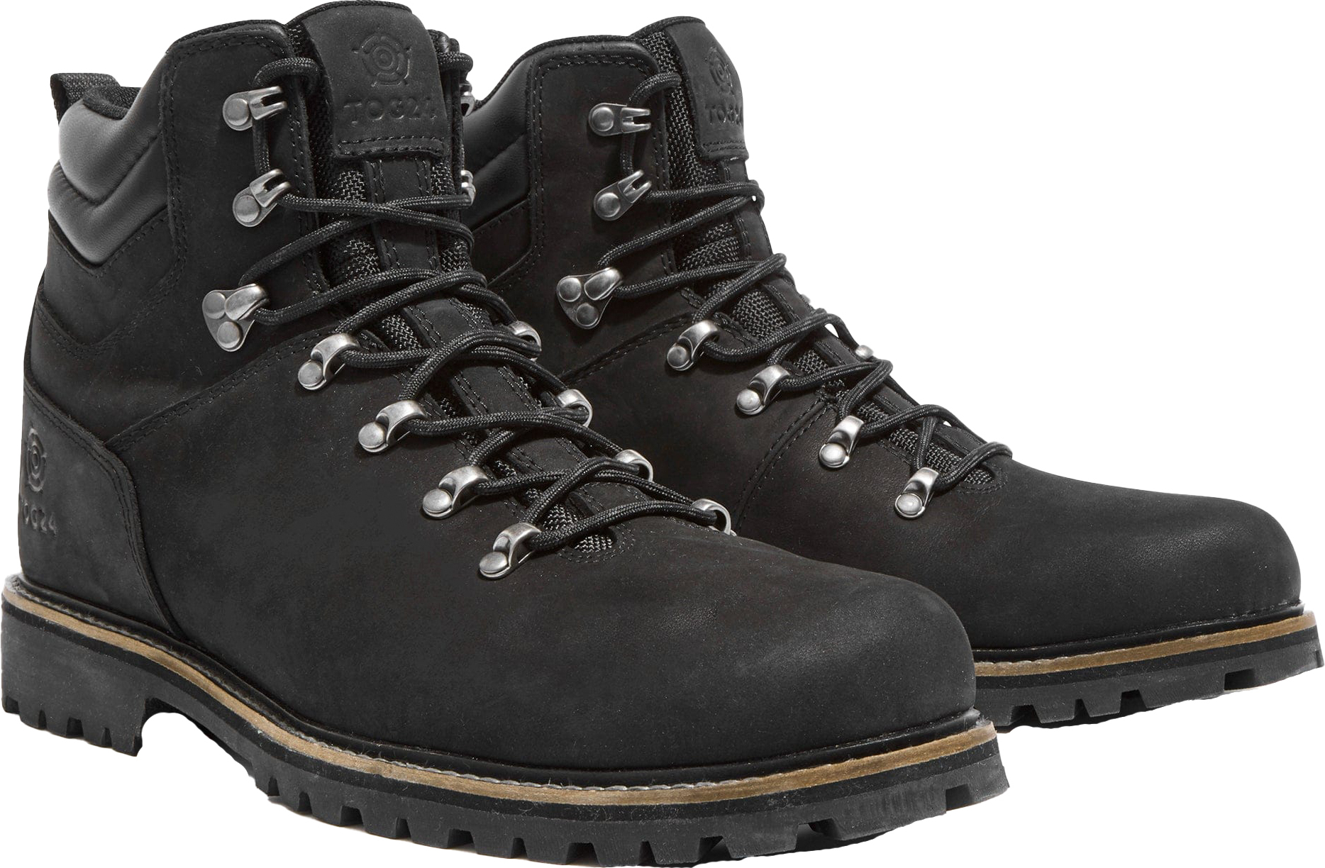 TOG24 - Pánske topánky "Outback", kožené TG325 (42 EU) (Black)