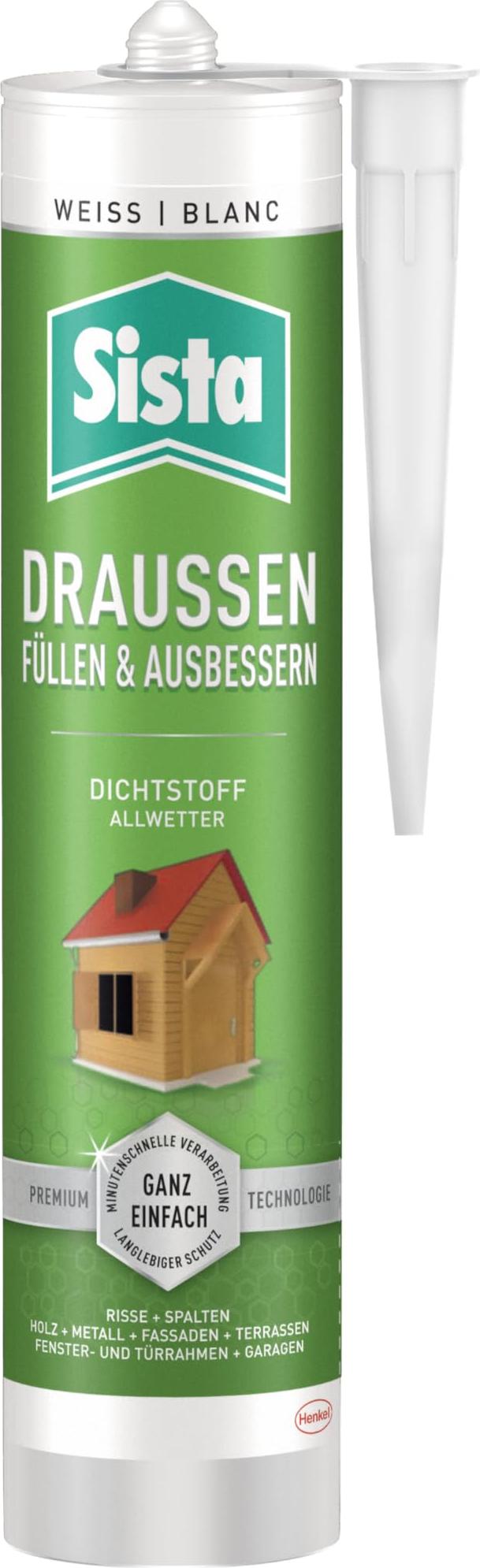 Sista 302094, 280 ml, Für die Nutzung im Innenbereich geeignet, Für die Nutzung im Außenbereich geeignet, Weiß, 1 Stück(e)