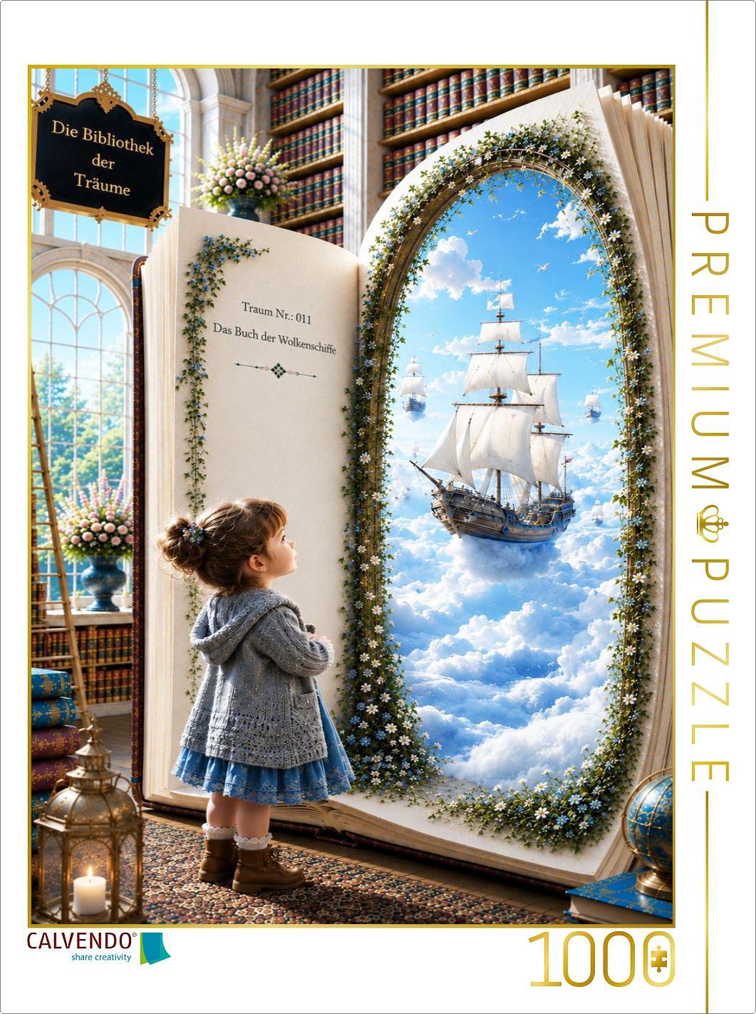 CALVENDO Puzzle Das Himmelsschiff | 1000 Teile Lege-Größe 64x48cm Foto-Puzzle für glückliche Stunden
