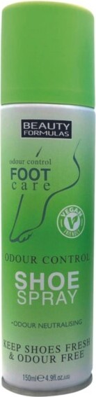 Beauty Formulas Odour Shoe Spray BE819