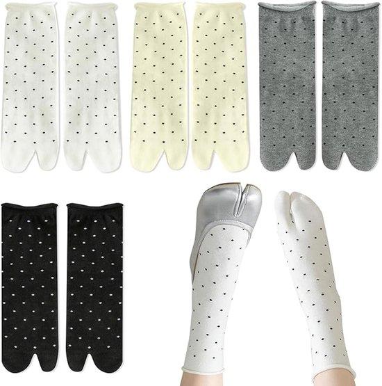 OEM Tabi-Socken für Teenager – 4 Paar – Tabi-Socken für Damen – Tabi-Socken für Teenager – Teenager-Socken – Tabi-Socken-Set – Tabi-Socken mit Punkten – Einheitsgröße – Tabi-Socken – Socken für Sandalen – Badeschlappen – elastisch und atmungsaktiv 2026