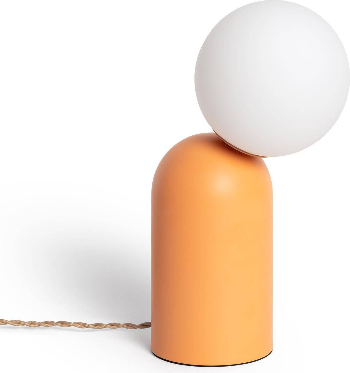 LEDKIA Tischlampe Metall Society Lachsmatt