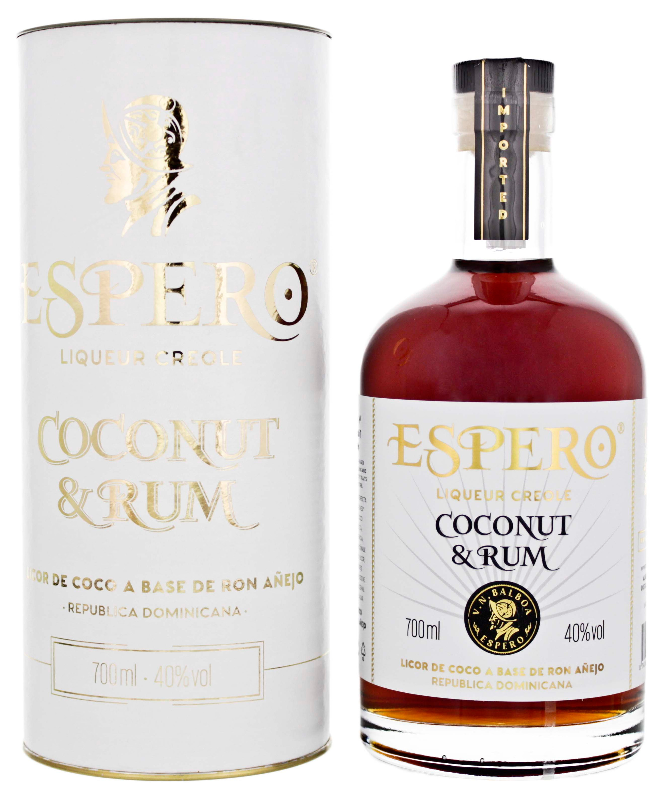 40% Ron Espero Liqueur Creole & Rum Coconut