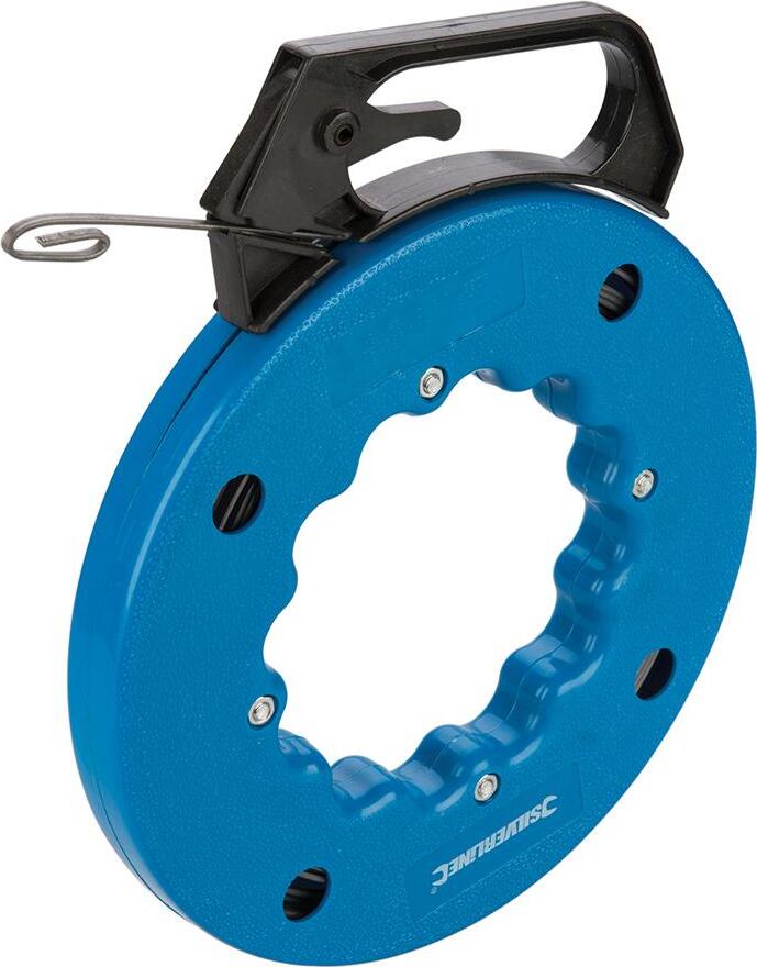 Silverline 15 mtr. Zugdraht Einziehband Elektroinstallation NEU 868726