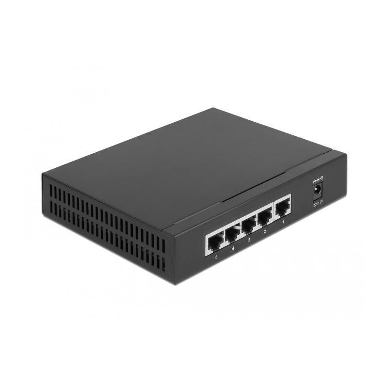 Delock - Switch - 5 x 10/100/1000/2.5G - Desktop