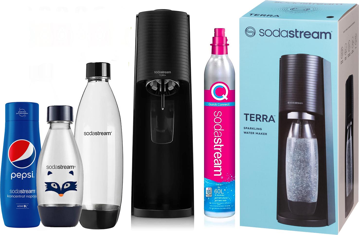 SODASTREAM TERRA SATURATOR Wassersprudler z rodiny MAX