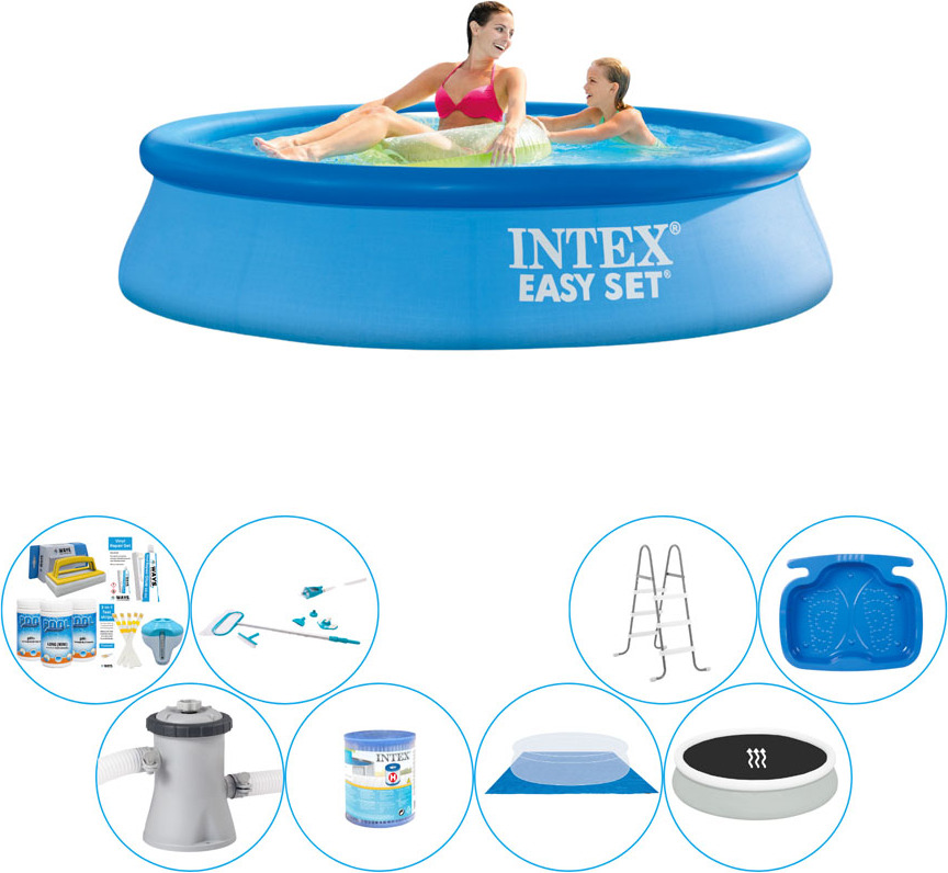 Balenie bazéna - Intex Easy Set Round 244x61 cm