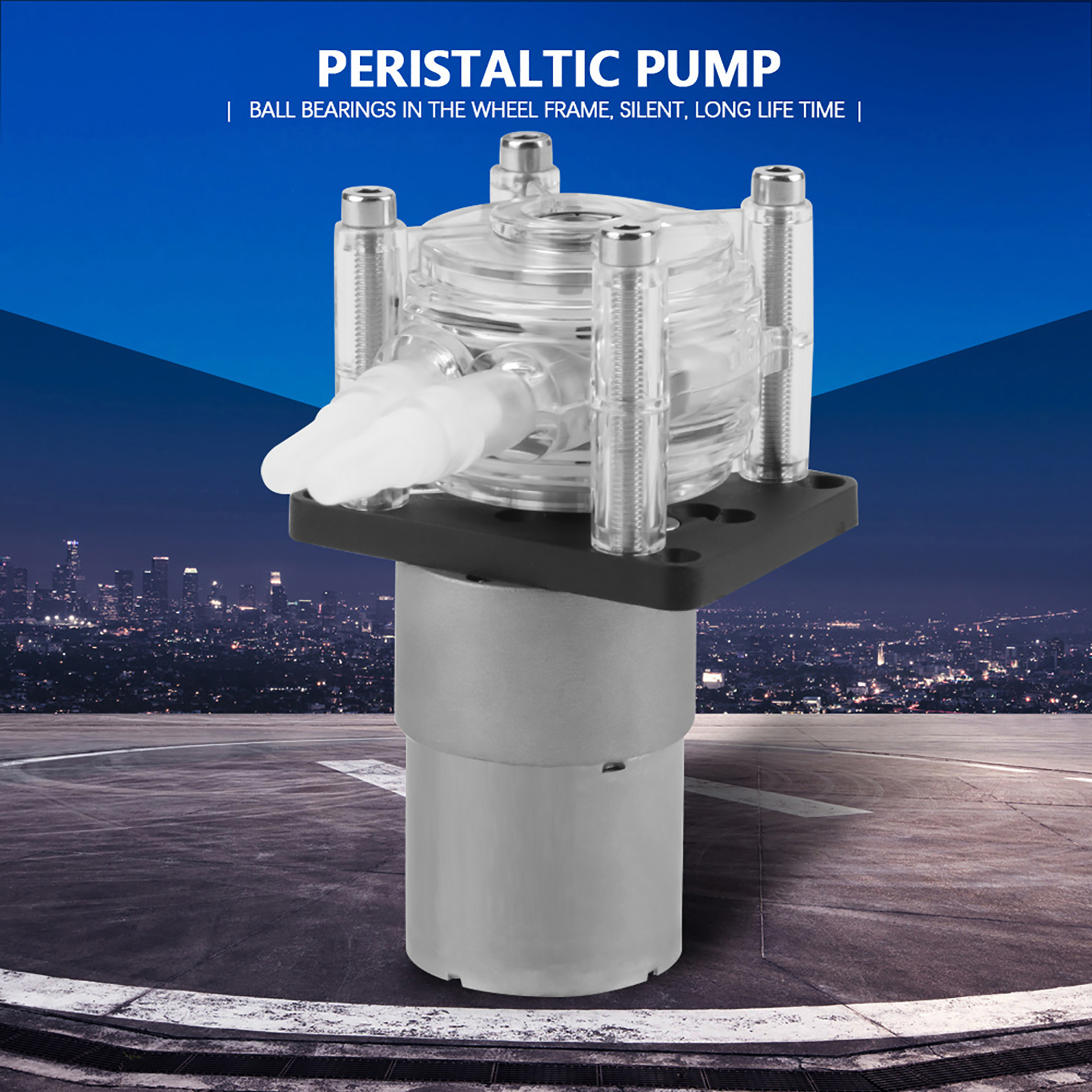 Cocosity DC 12V High Stream Peristaltische Pumpe Schlauch Vakuum für Aquarium Labor Analytische Wasser