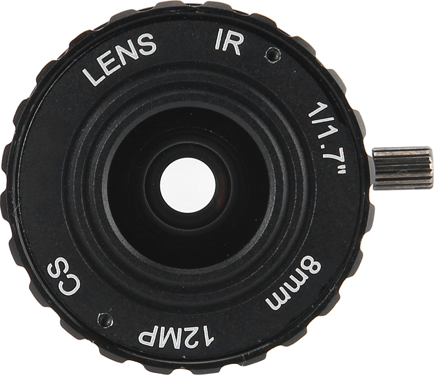 Cocosity Objektiv,CCTV-Objektiv,12MP-Objektiv,Festobjektiv,Objektiv für Sicherheitskameras CW-FL0818-12MP