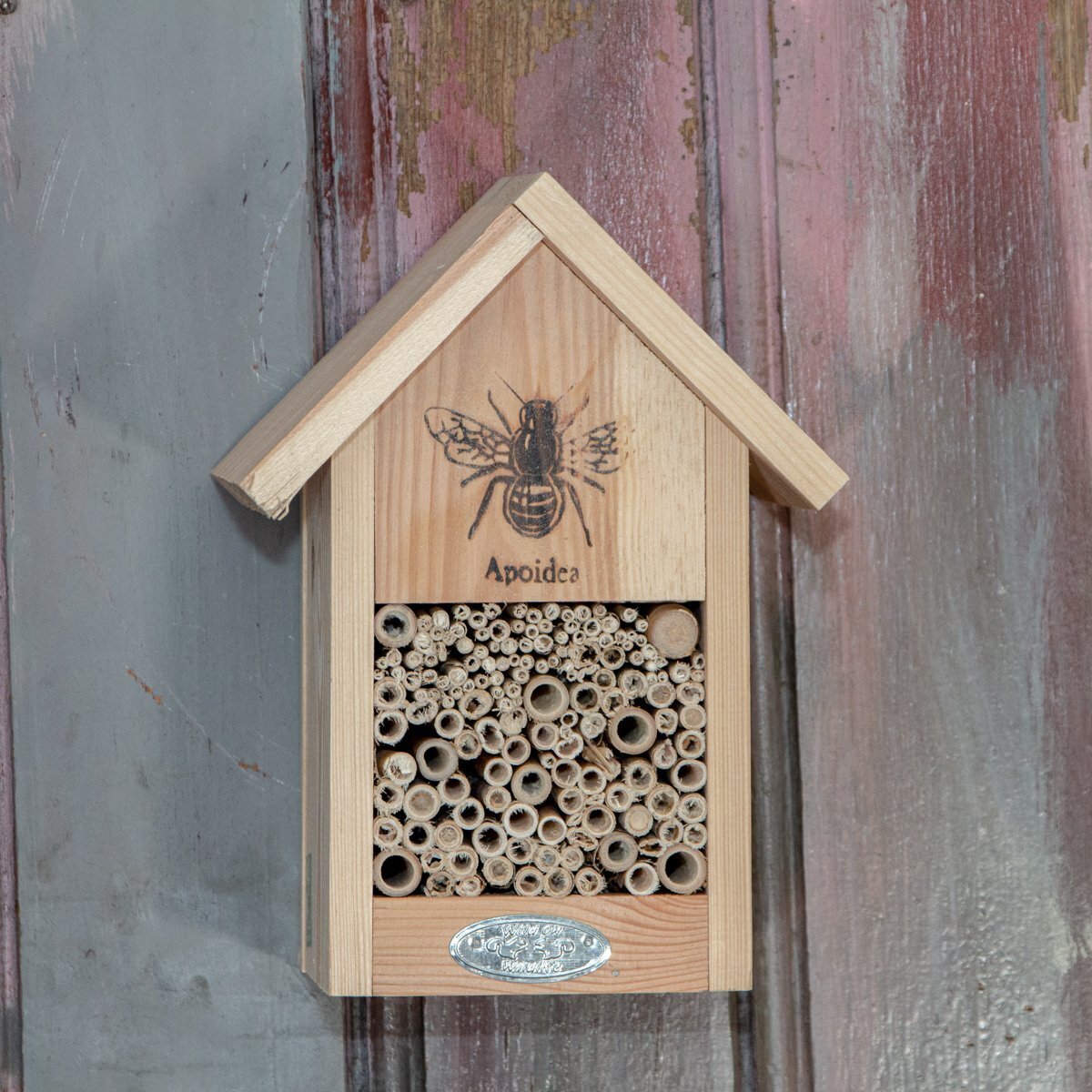 Antikas Bienenhotel, Bienenhaus, Insektenhotel, hängend, Holz