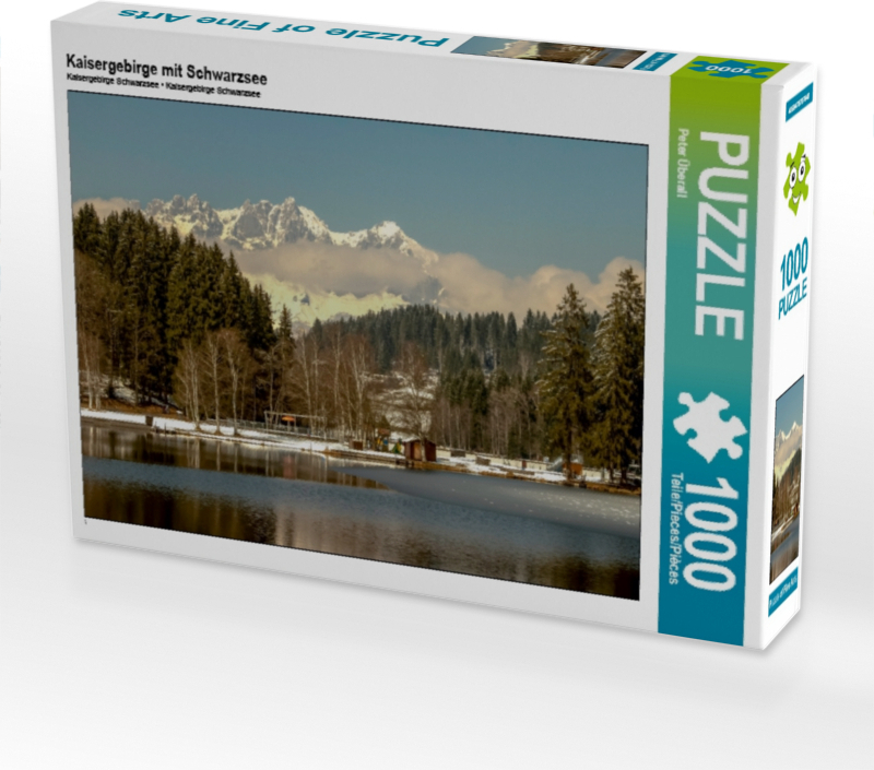 Calvendo Kaisergebirge mit Schwarzsee 1000 Teile Puzzle quer 640x480mm, Überall Peter; 7457799