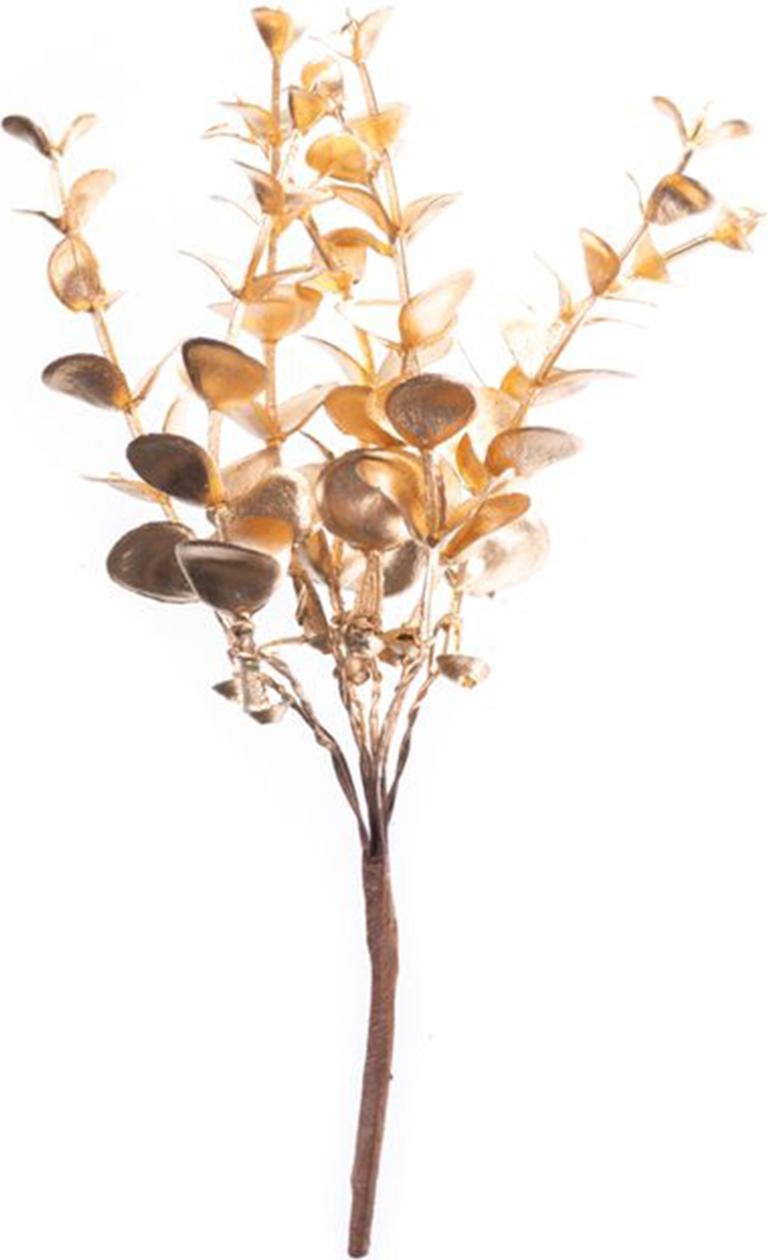 Magichome vianoce Zweig MagicHome Weihnachten, Eukalyptus, golden, 15 cm