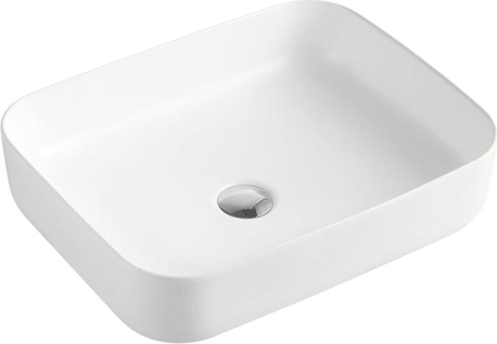 Beitz & Walz AqvaCeramica Aufsatzbecken "SlimRim" o. Überl. 500 x 385 mm mattweiß 31723401