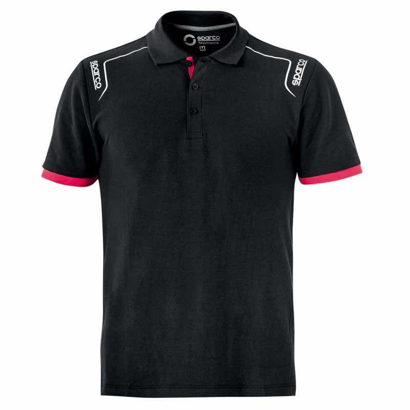 Verkauf Sparco Portland Poloshirt - 100% Bauwolle - Größe XL Schwarz