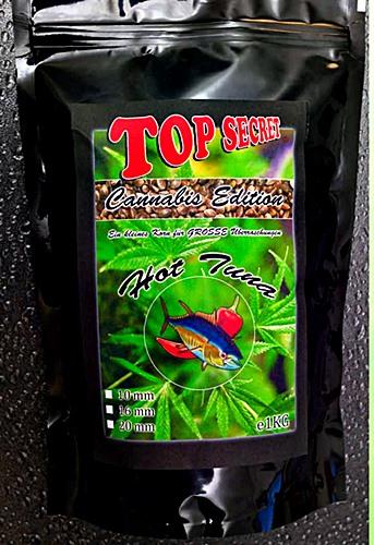 TOP-SECRET Top Secret Cannabis Boilie Hot Tuna 16mm 1kg