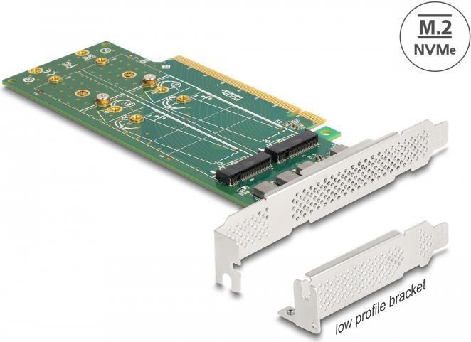 DELOCK PCI Expr 16Karte > 4x int. NVMe M.2 Key M Bifurcation