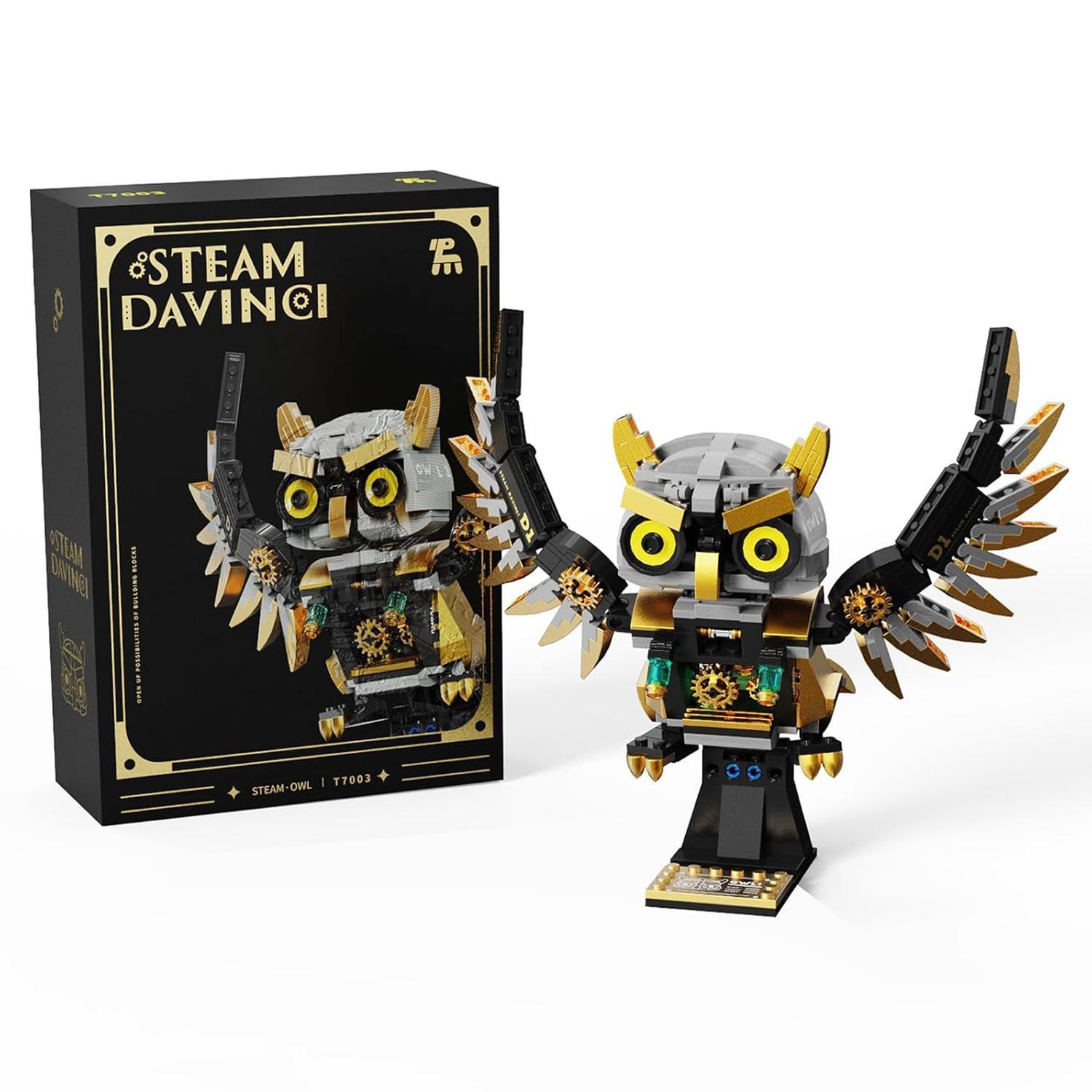 PENGBU RC Eule Bauspielzeug, Tiere Figuren Spielzeug, Vogel Bausteine 484 St. Spielbausteine