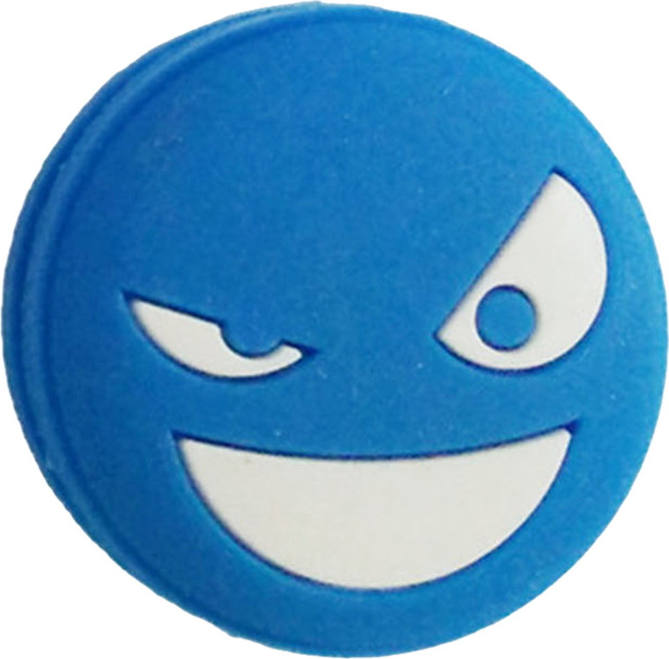 Homedvery Tennisschläger-Vibrationsdämpfer, Silikon-Stoßdämpfer für Tennisschläger, wiederverwendbar, Smiley-Gesicht, Tennisschläger-Dämpfer 4185068@Hdvery