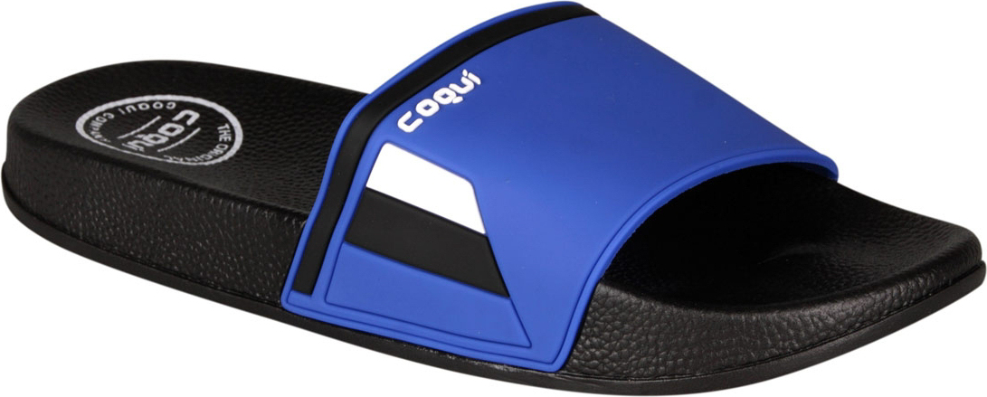 Coqui flexi pánske papuče black blue tricolour 43