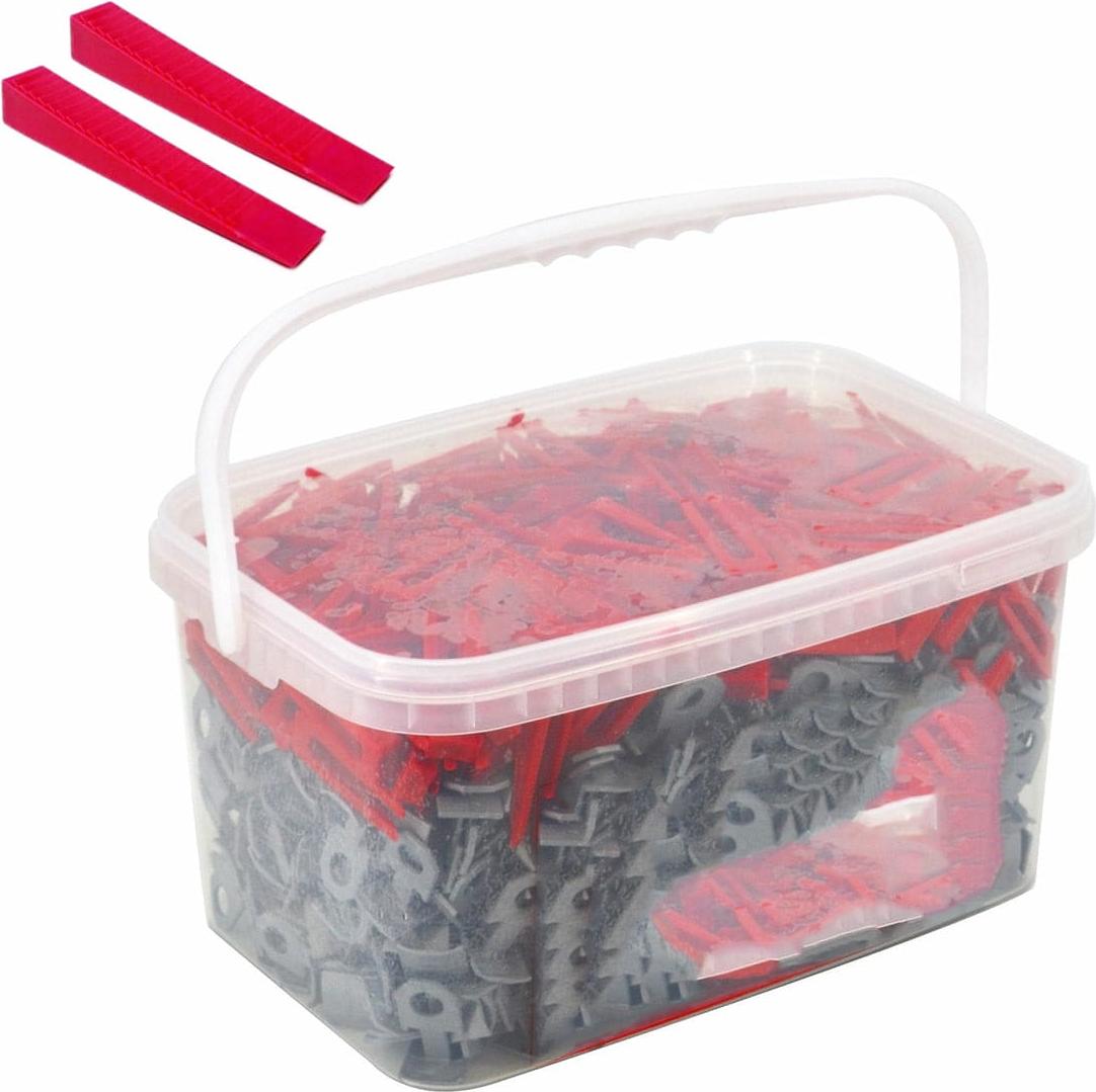 dedra Keile zum Nivellieren von Fliesen und glasierten Fliesen 50 Stk. DED02P305