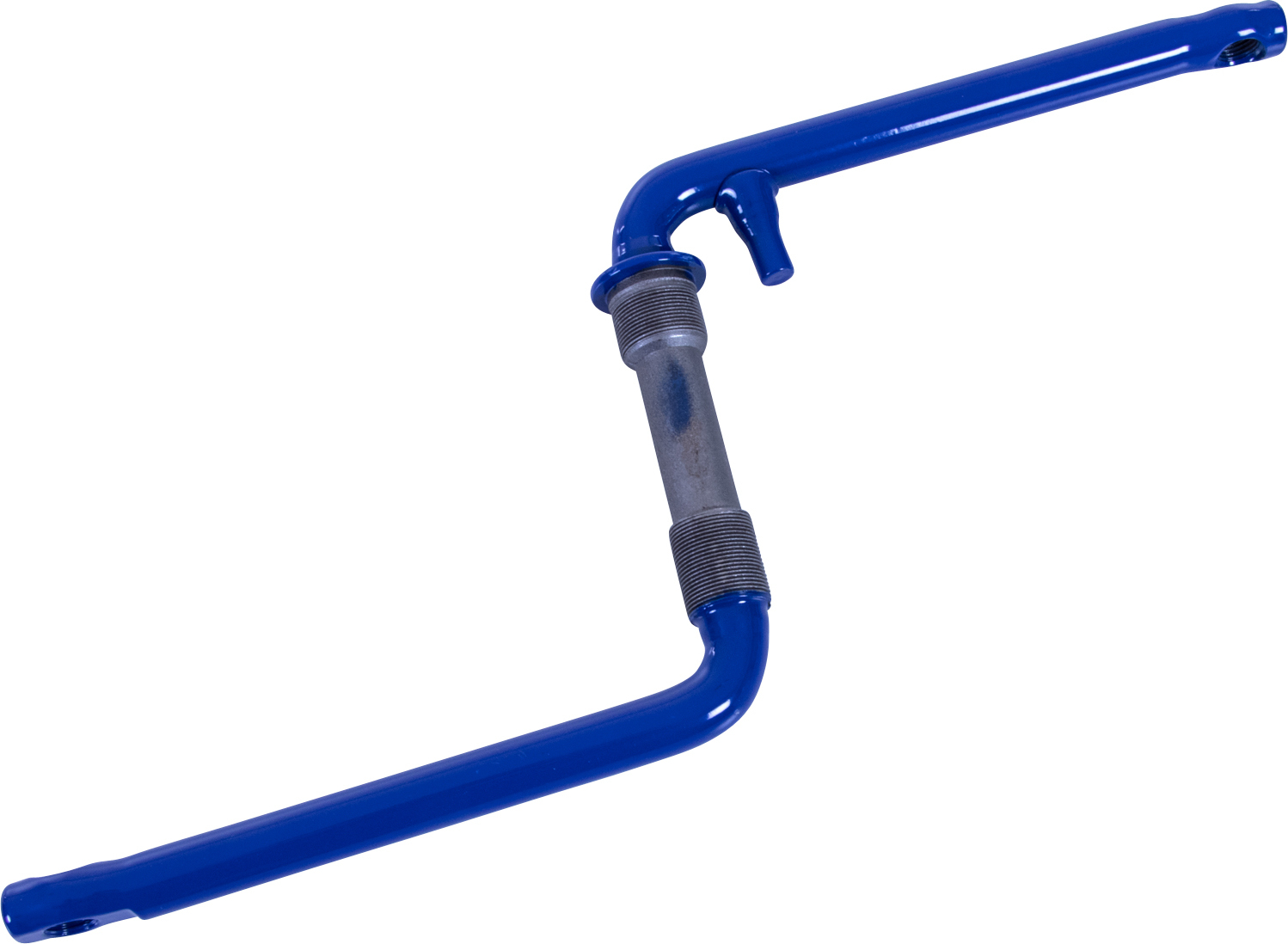 deTox BMX Kurbel Fahrrad Kurbelgarnitur Fahrradkurbel Fauber blau TM08009