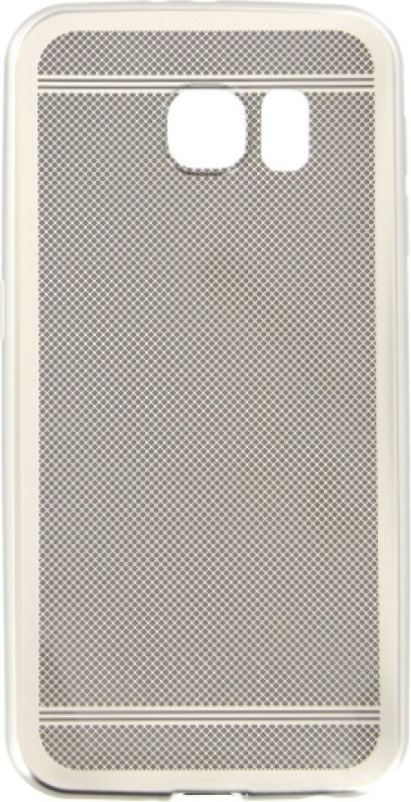 Silikónové puzdro Classy Samsung Galaxy S6 strieborné