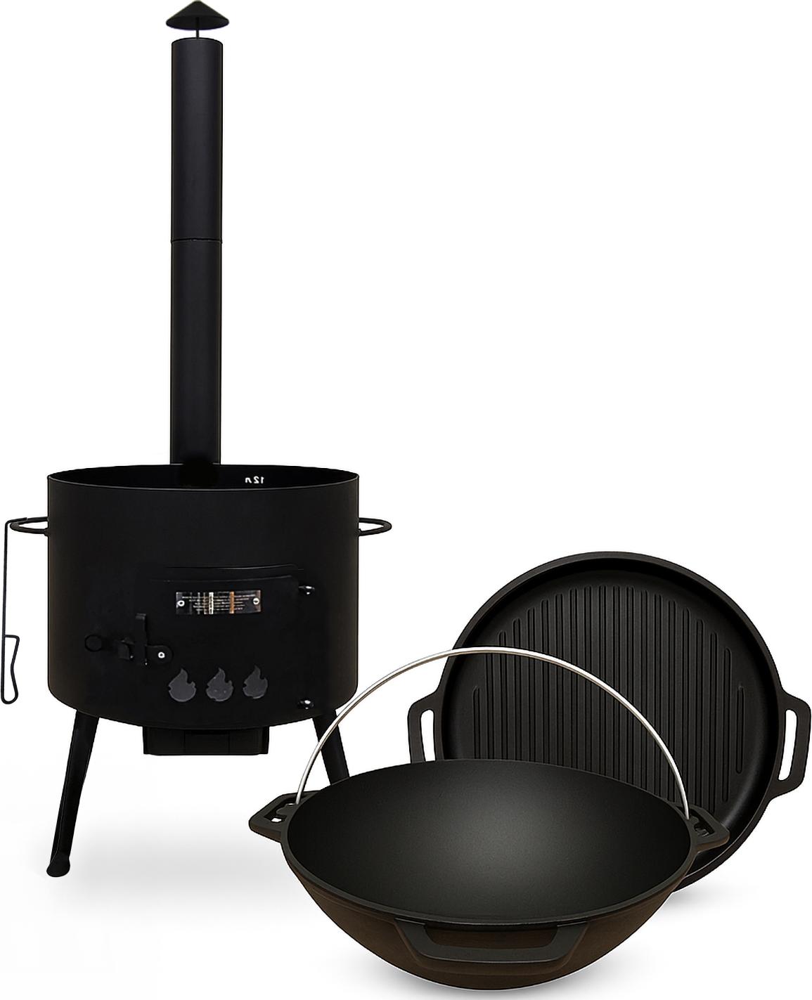 Olymp Handels GmbH Utschak Ø40cm Kasan 12L mit Grilldeckel aus Gusseisen 8091527