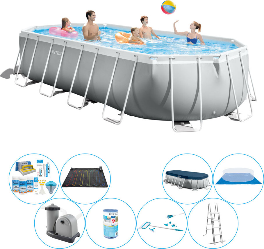 Bazén Intex Prism Frame Pool - 610x305x122 cm - výhodná sada
