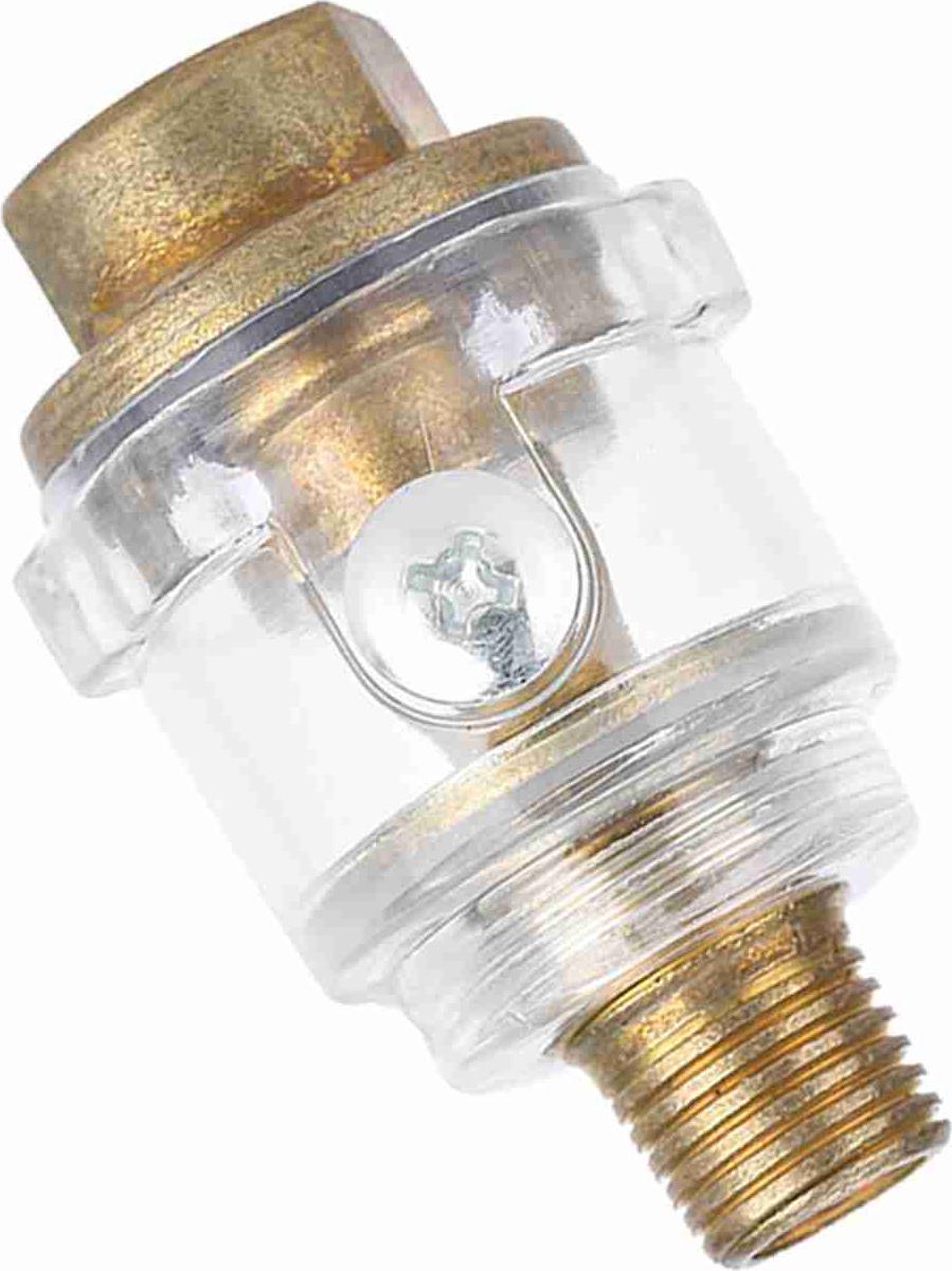 Cocosity 1/4" BSP Mini In Line Druckluftwerkzeug-Ölschmierer Öler Kompressor Rohr Automatische Schmierung