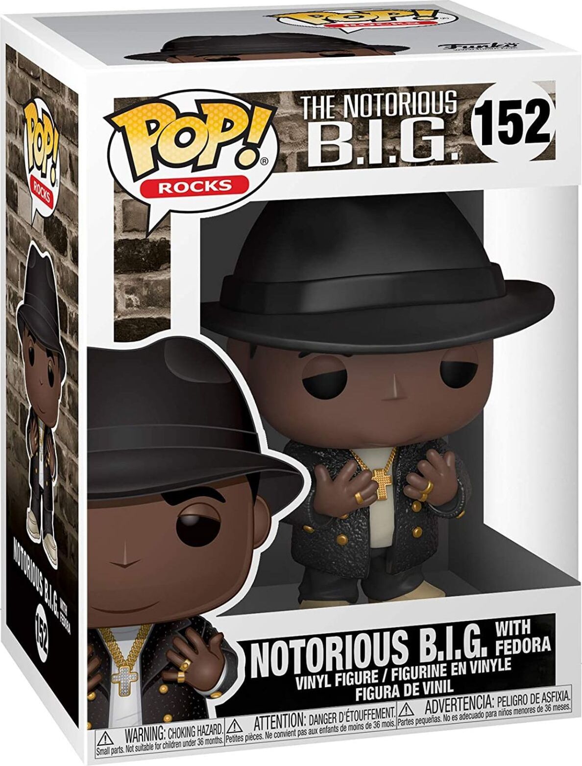 The Notorious B.I.G. - Notorious B.I.G. With Fedora 152 - Funko Pop! - Vinyl Figur 114194