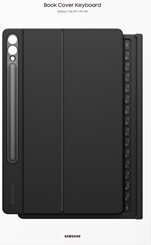 Klávesnica Samsung Book Cover pre Galaxy Tab S9+, čierna