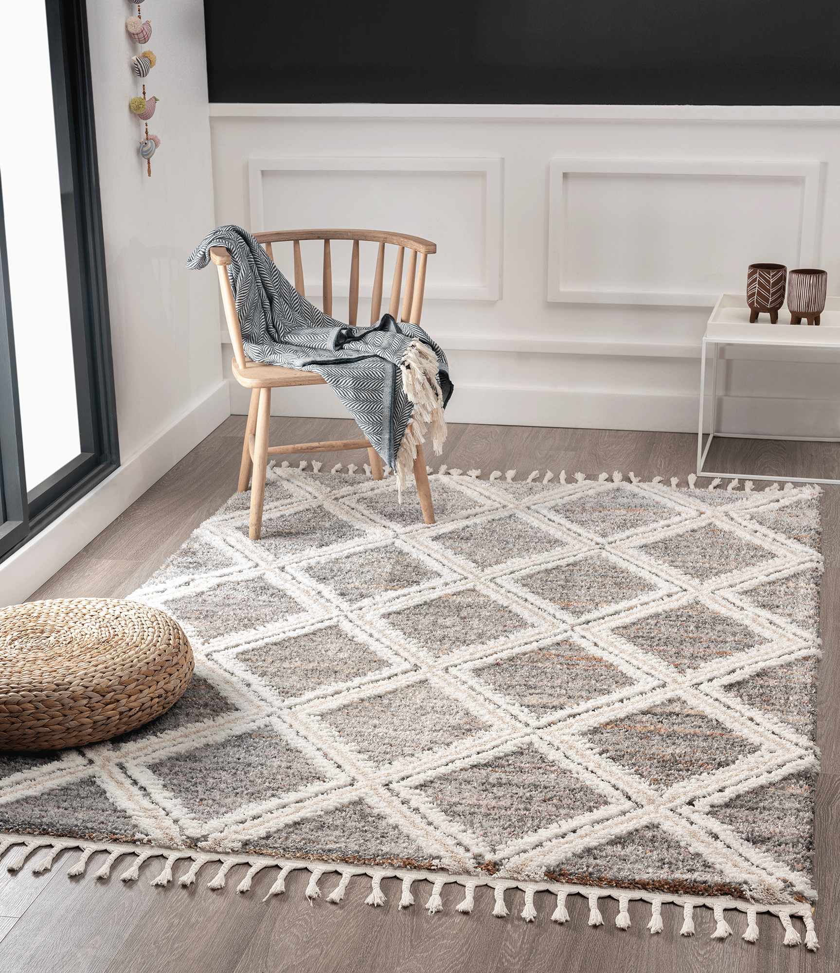 the carpet Vera Handmade-Look, 3D Effekt,