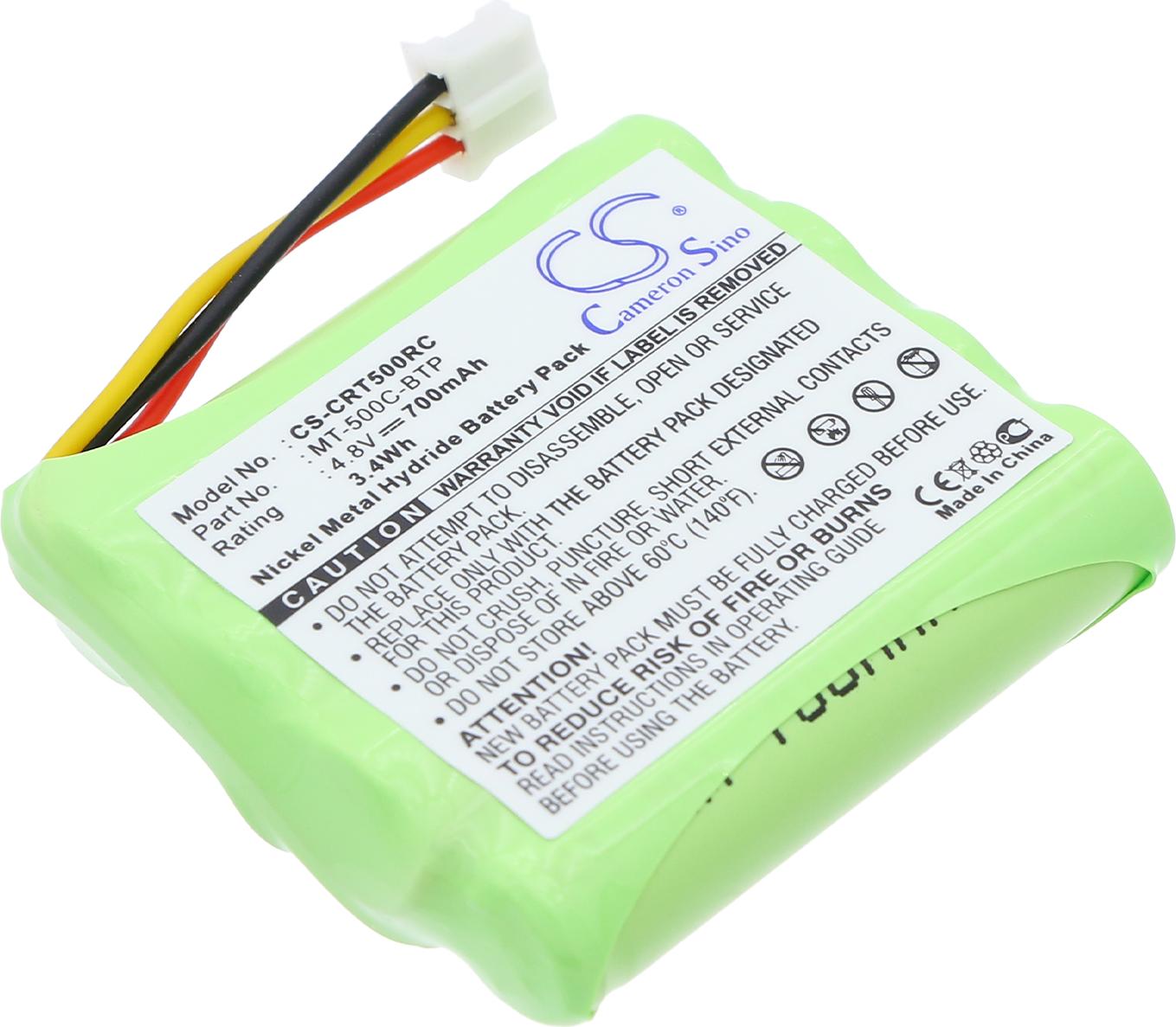 TECHTEK Akku Kompatibel mit [Crestron] MT-500C, MT-500C-RF, TSU6010 Ersetzt MT-500C-BTP