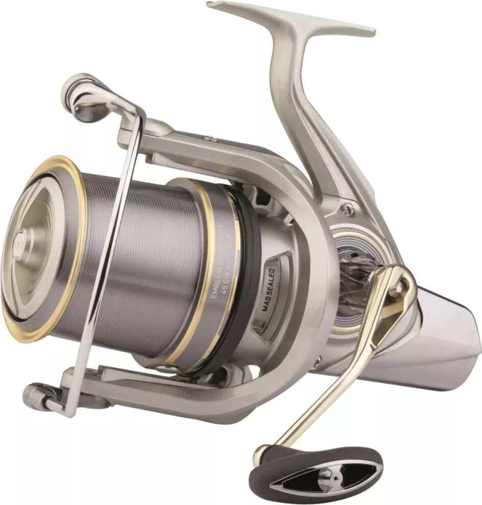 DAIWA Emblem Surf Light 45SCW QD- P, Beidhändig, Surfcast Angelrolle, Frontbremse, 10711-455