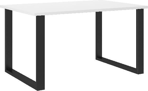 AmBi24 Esstisch IMPERIAL Tisch Metallbeine 138x90 Weiß