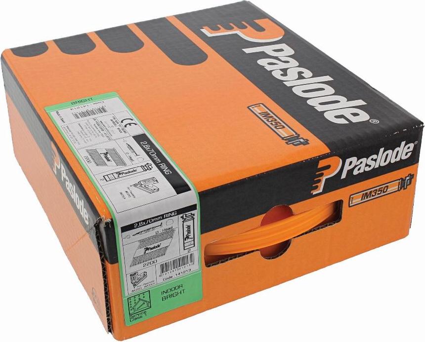 Packung mit 2200 gekerbten Nägeln – SPIT – mit Gas – 2,8 x 70 mm – 141213