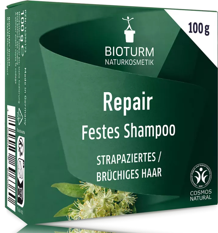 Bioturm - Festes Shampoo Strapaziertes Haar - 100g 638