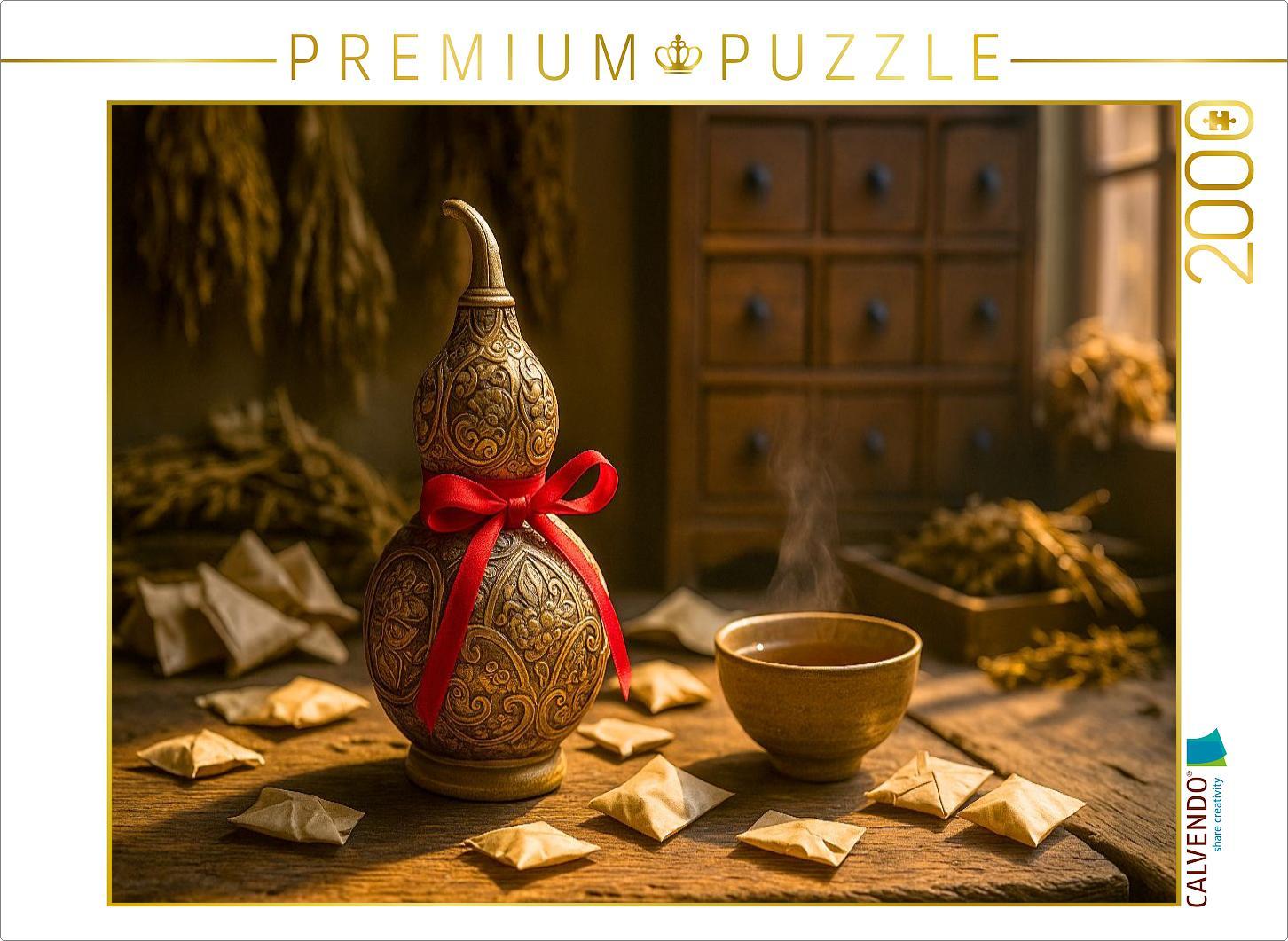 CALVENDO Puzzle Wu Lou - Kalebassenflasche für Gesundheit und Heilung | 2000 Teile Lege-Größe 90x67cm Foto-Puzzle für glückliche Stunden